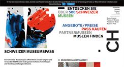 Desktop Screenshot of museumspass.ch